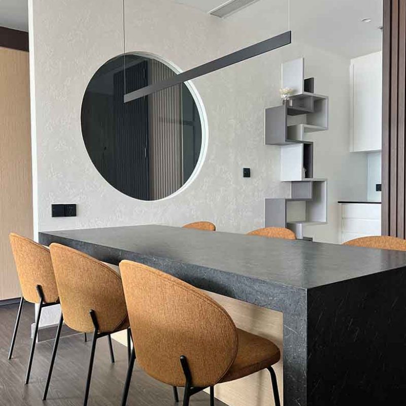 Black Ice Antolini marble | Outluke Interiors