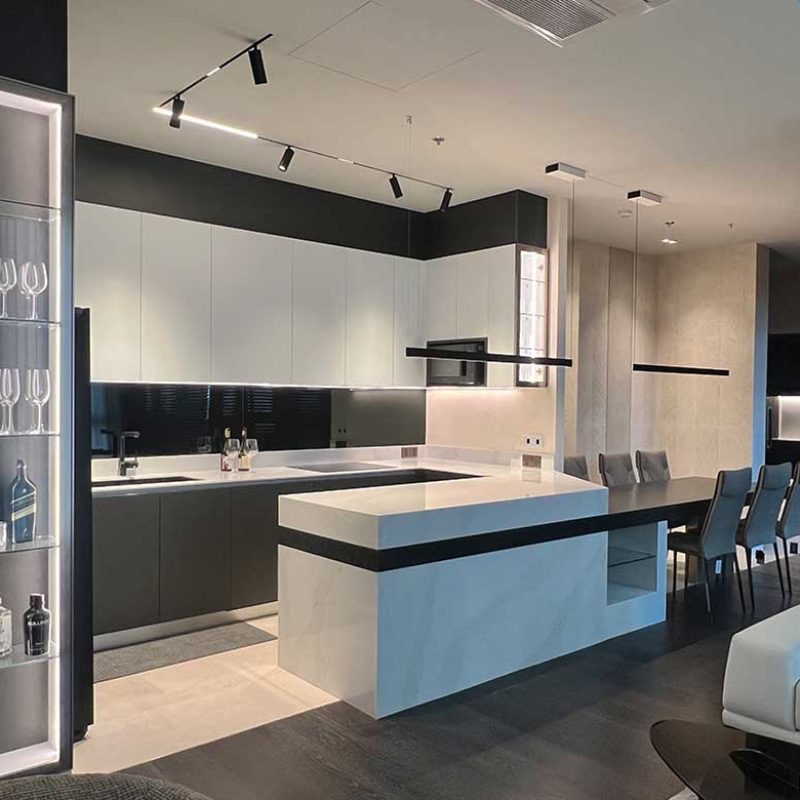 Outluke Interiors Kitchen at Forestia Bang Na Bangkok