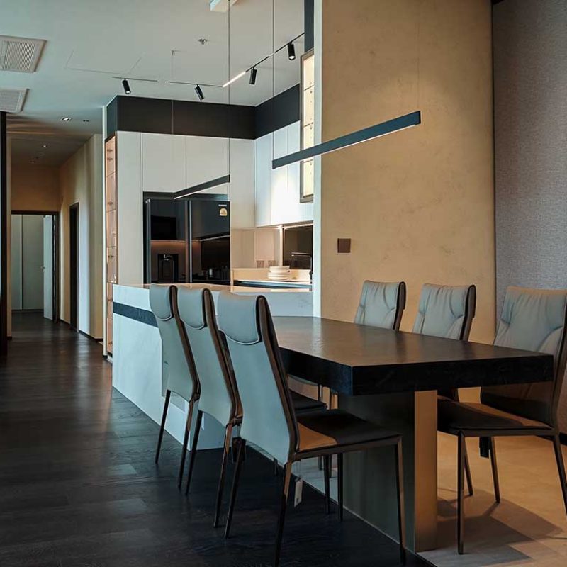 Isabel Chair in leather at Forestia Bang Na Bangkok