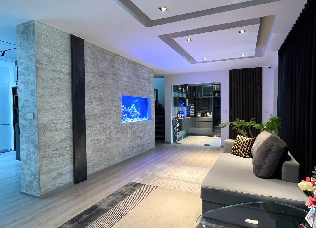 THE PLANT ELITE renovation project - Where walls once stood, open spaces now flow. A total home makeover with new wine room, golf space, and peaceful Japanese garden brings modern living to life.