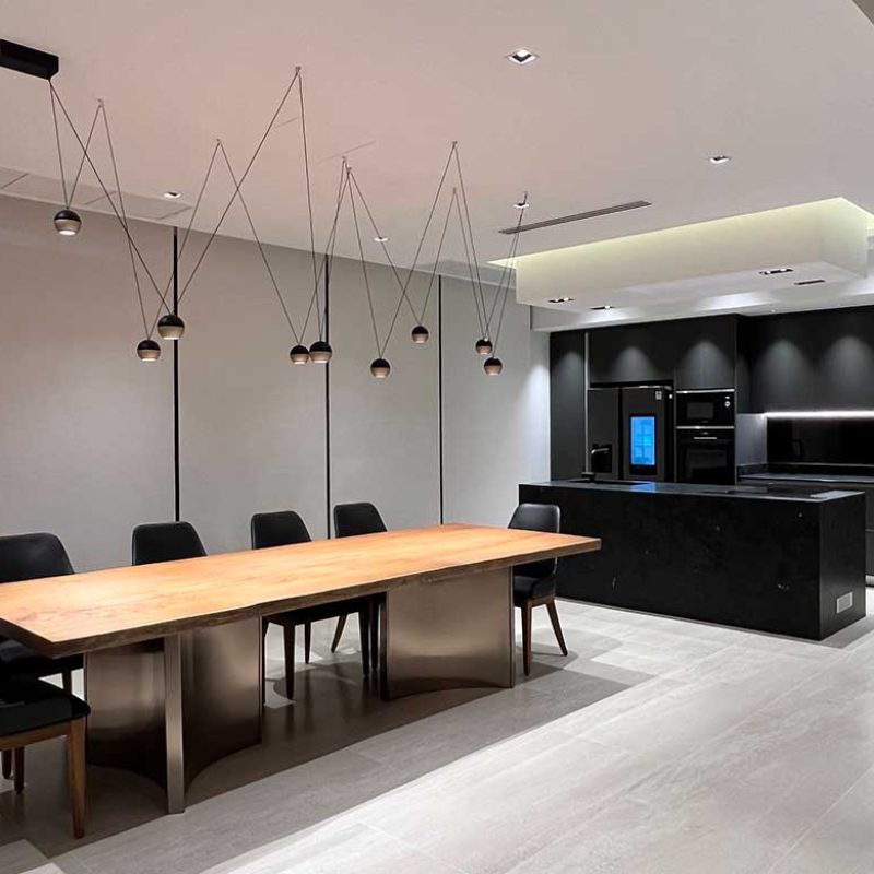 Teak solid wood table Outluke Interiors