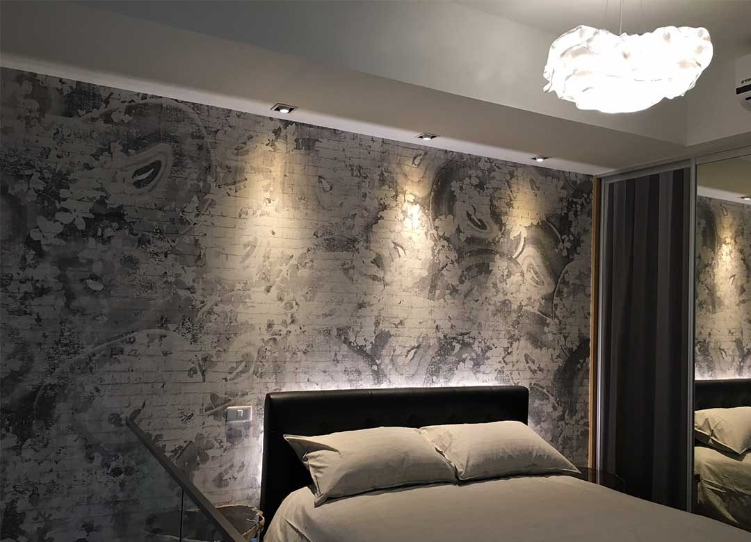 Italian wallpaper from s InstabileLab | The LOFT Ekkamai | Bangkok interior designer
